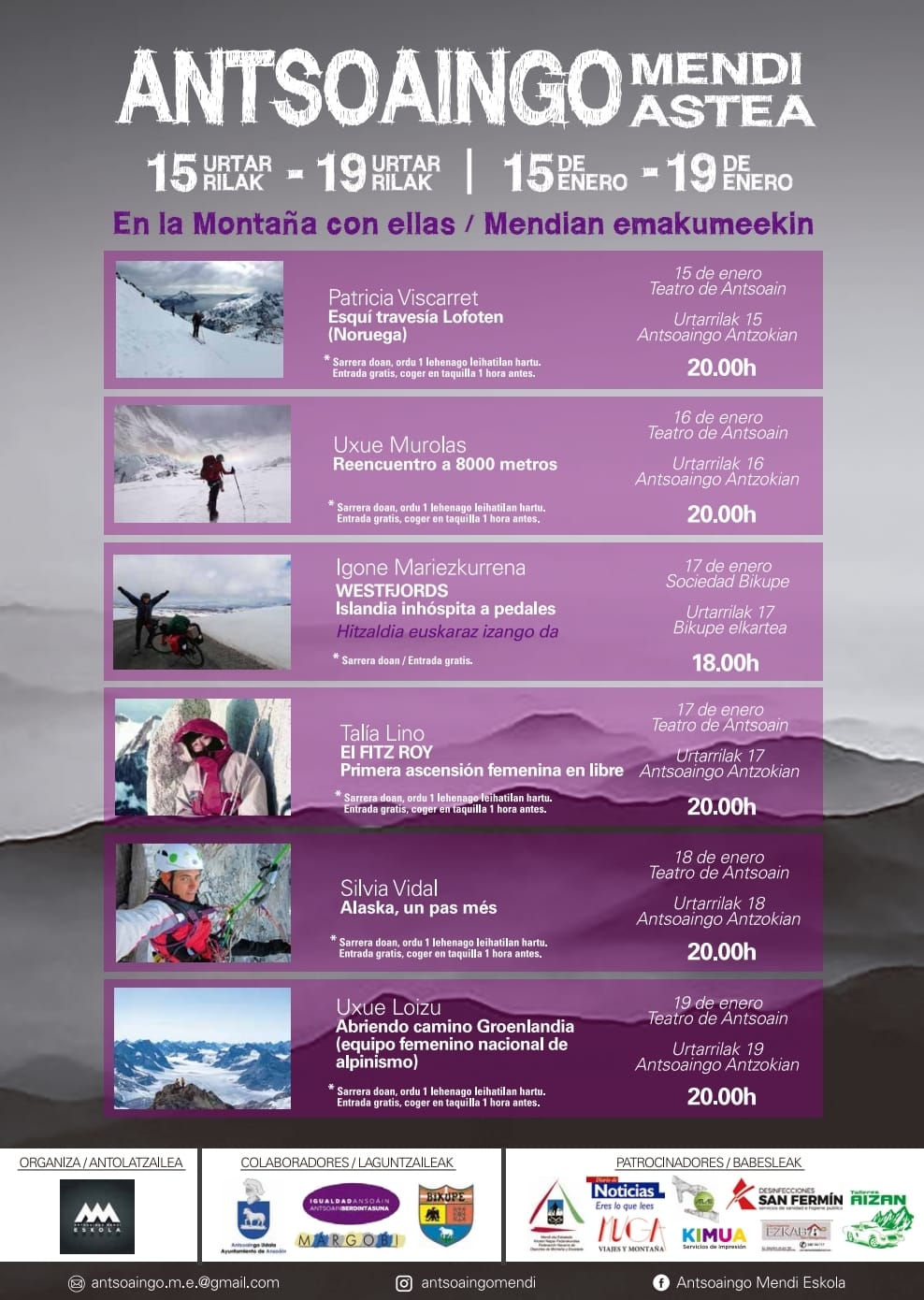 SEMANA DE MONTA&Ntilde;A DE ANTSOAIN